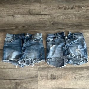 Ambercrobie and filtch jean shorts size 2